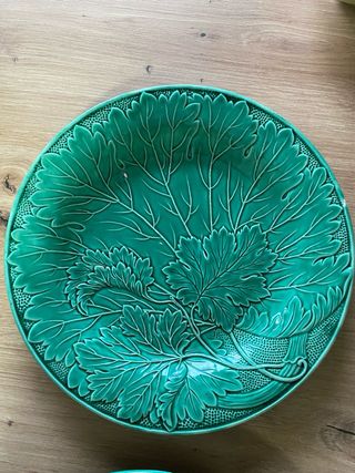 Lote 9 Platos Antiguos MONTEREAU S. XIX