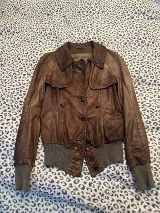 Giubbotto vera pelle Giorgio Brato marrone