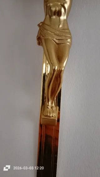 Crocifisso Vintage Ottone