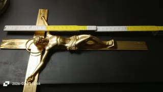 Crocifisso Vintage Ottone