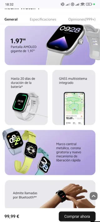 Xiaomi Redmi Watch 4 Nuevo