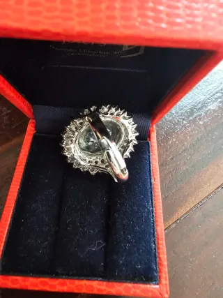Anillo Bisutería Estilo Glamira Acero.