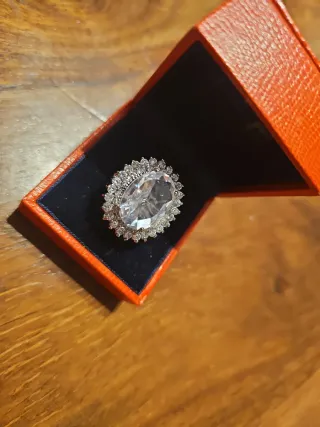 Anillo Bisutería Estilo Glamira Acero.