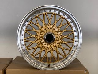 en stock! GODO rs6.5X14 4x100 ET35 oro lip polised