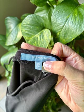 Vestido largo negro Zara - M -