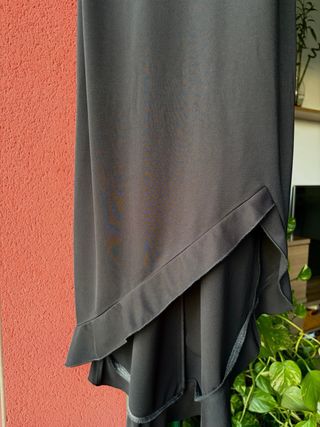 Vestido largo negro Zara - M -