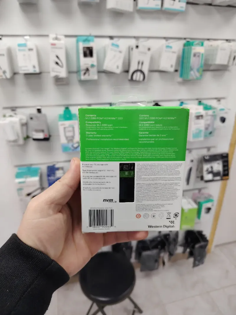 SSD WD Green SN3000 500GB NVMe PCIe 4.0 afbeelding 2