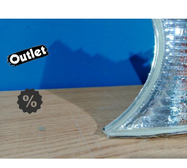 XC INTERMITENTE FRONTAL IZQ BMW E46 COUPE 99-01 BLANCO OPACO