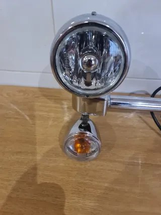 Faros Auxiliares Moto Cromados