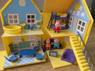 Lote Peppa Pig: Casa, Coche, Colegio, Puzzles y +