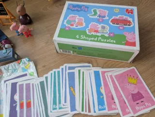 Lote Peppa Pig: Casa, Coche, Colegio, Puzzles y +