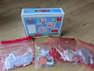 Lote Peppa Pig: Casa, Coche, Colegio, Puzzles y +