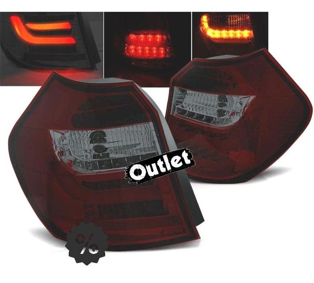 XC PILOTOS BMW E81 E87 04-07 ROJOS AHUMADOS LED BAR R148888C