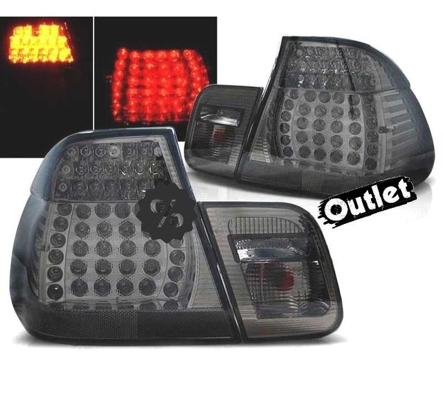 XC PILOTOS BMW E46 01-05 LED CRISTAL AHUMADO LOOK M3 R145137