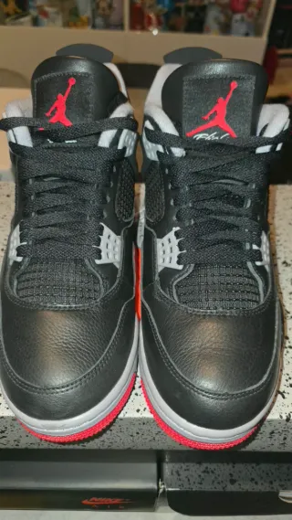 Air Jordan Retro 4 Arancione Bianco