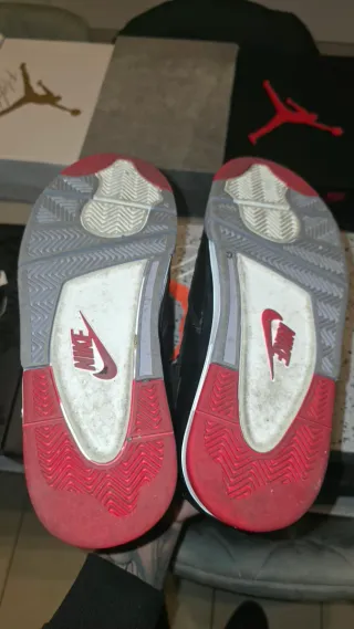 Air Jordan Retro 4 Arancione Bianco