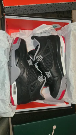 Air Jordan Retro 4 Arancione Bianco