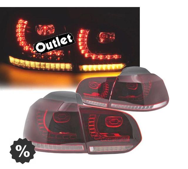 XC PILOTOS VOLKSWAGEN VW GOLF 6 08-12 LED ROJO BLANCO R01771
