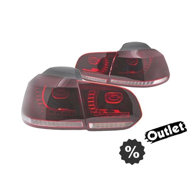 XC PILOTOS VOLKSWAGEN VW GOLF 6 08-12 LED ROJO BLANCO R01771