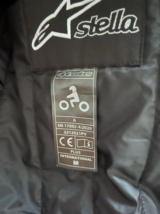 Chaqueta Moto Alpinestars Negra y Naranja Fluor