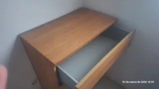 Cómoda 4 cajones madera 100x80x48cm