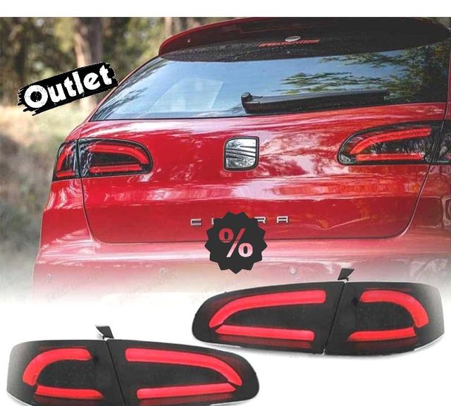 XC PILOTOS SEAT IBIZA 6L 02-08 CARDNA LIGHTBAR FONDO NEGRO L