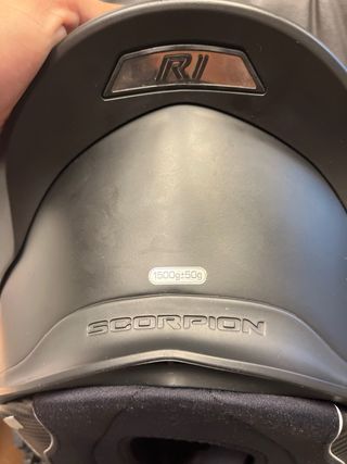 Casco Scorpion EXO R1 Negro Mate Talla XS