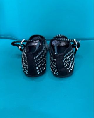 Bailarinas terciopelo negro con cristales