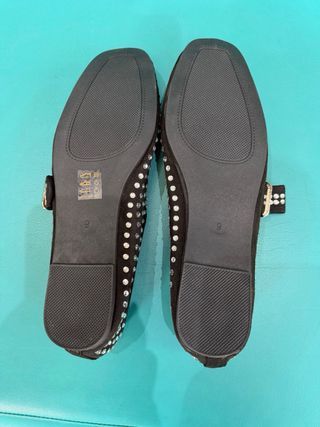 Bailarinas terciopelo negro con cristales