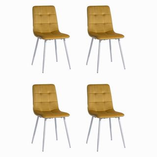 Silla Tokio Amarillo Blanco