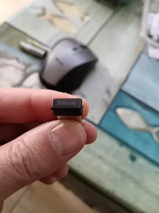 Ratón inalámbrico Trust.