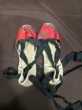 Espardeñas Fallera Niña Talla 35