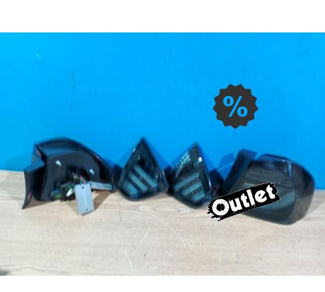 XC PILOTOS LED BMW E90 05-08 AHUMADO NEGRO LED BAR R011013C1