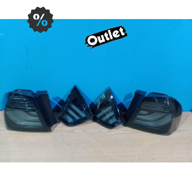 XC PILOTOS LED BMW E90 05-08 AHUMADO NEGRO LED BAR R011013C1