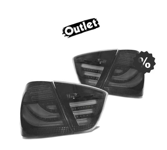 XC PILOTOS LED BMW E90 05-08 AHUMADO NEGRO LED BAR R011013C1