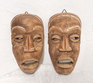 maschere tribali antiche sculture africane d'epoca