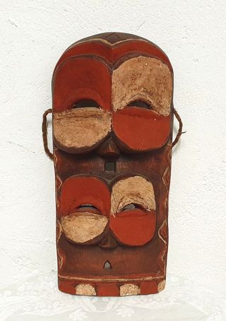 maschere tribali antiche sculture africane d'epoca