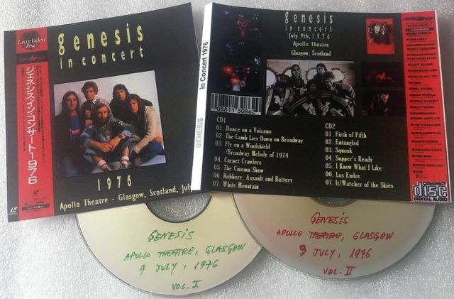 GENESIS, APOLLO THEATRE, GLASGOW 1976 (2CDR)