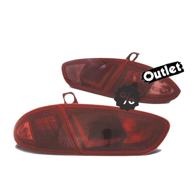XC PILOTOS PARA SEAT LEON 1P 09-12 LIGHT BAR ROJO AHUMADO R1