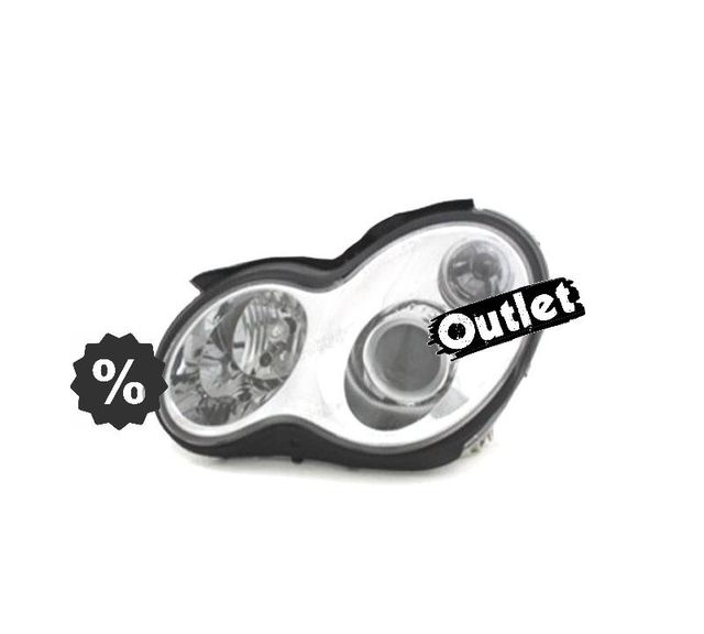 XC FARO IZQ XENON PARA MERCEDES CLASE C W203 00-07 CROMO D2S