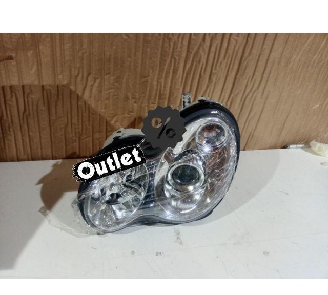 XC FARO IZQ XENON PARA MERCEDES CLASE C W203 00-07 CROMO D2S