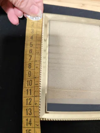 Marco de fotos dorado 13x10cm