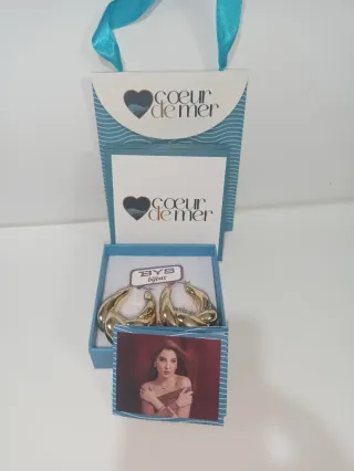 Orecchini BYS Metallo Ovali Bombati Oro