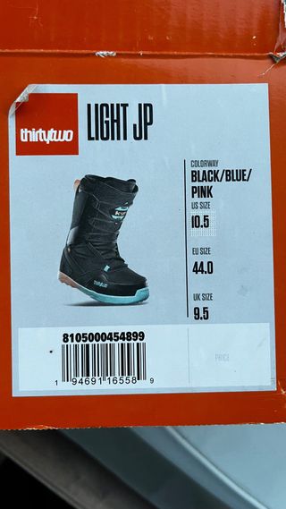 Botas de Snowboard ThirtyTwo Negras y Turquesa