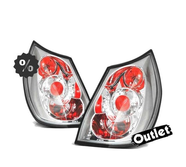 XC PILOTOS PARA RENAULT SCENIC 03-06 CROMADO LOOK LEXUS R011