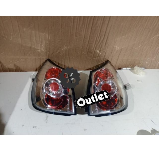 XC PILOTOS PARA RENAULT SCENIC 03-06 CROMADO LOOK LEXUS R011