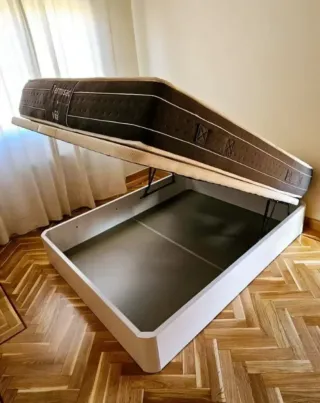 LIQUIDACION: Colchones, somieres + patas y canape