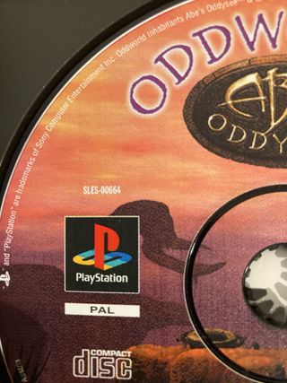 Oddworld Abe's Oddysee Black Edition PAL (PSX)