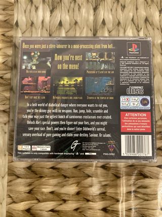 Oddworld Abe's Oddysee Black Edition PAL (PSX)