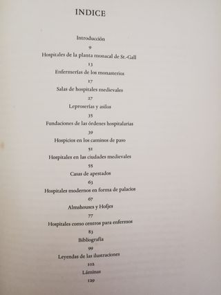 Edificios Hospitalarios en Europa durante diez sig